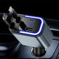 🥳2026 BESTSELLER🚗 Caricabatterie da auto retrattile 4-in-1. Cavi retrattili integrati, ricarica rapida, compatibile con diversi dispositivi. Compatto, non ingombra, perfetto per ricaricare telefoni in viaggio in auto.