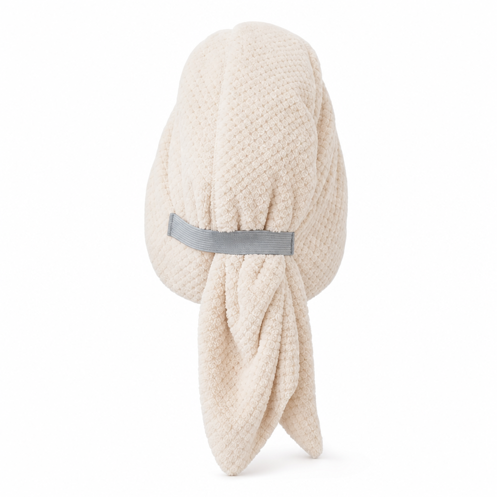 🍍 50 % RABATT NU! 💇‍♀️ Handduk för hårtorkning i korallfleece – snabbtorkande, sexfaldig absorption & ergonomisk turban ✨