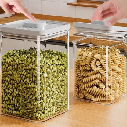 Contenitore alimentare da cucina portatile con chiusura ermetica a pressione