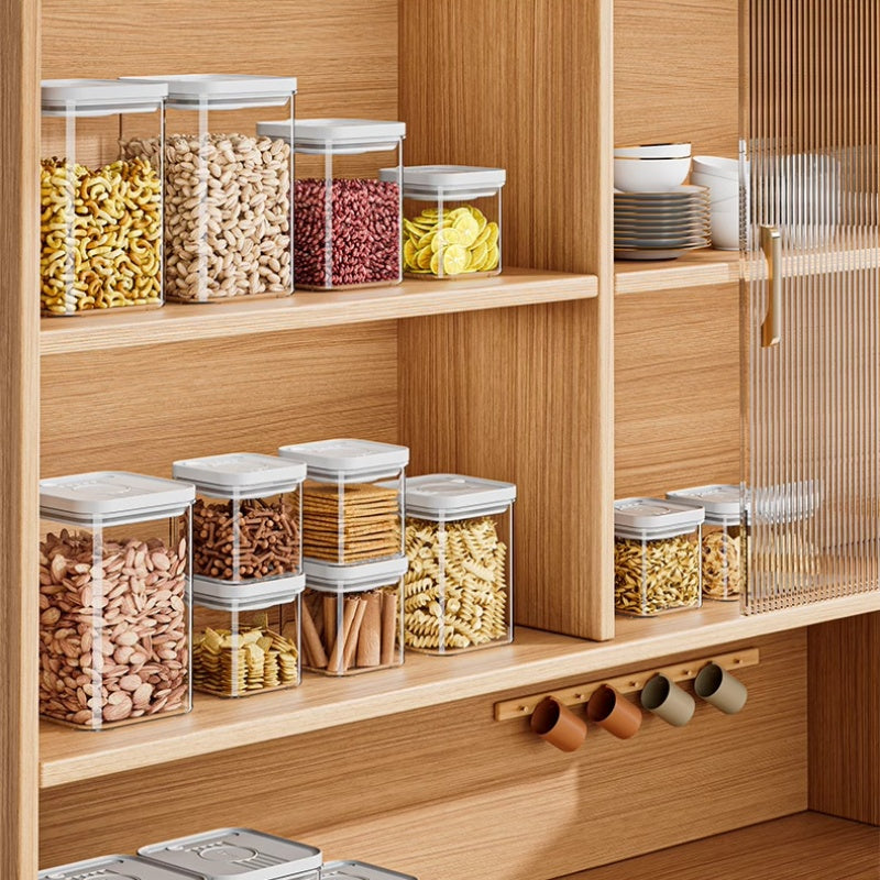 Contenitore alimentare da cucina portatile con chiusura ermetica a pressione