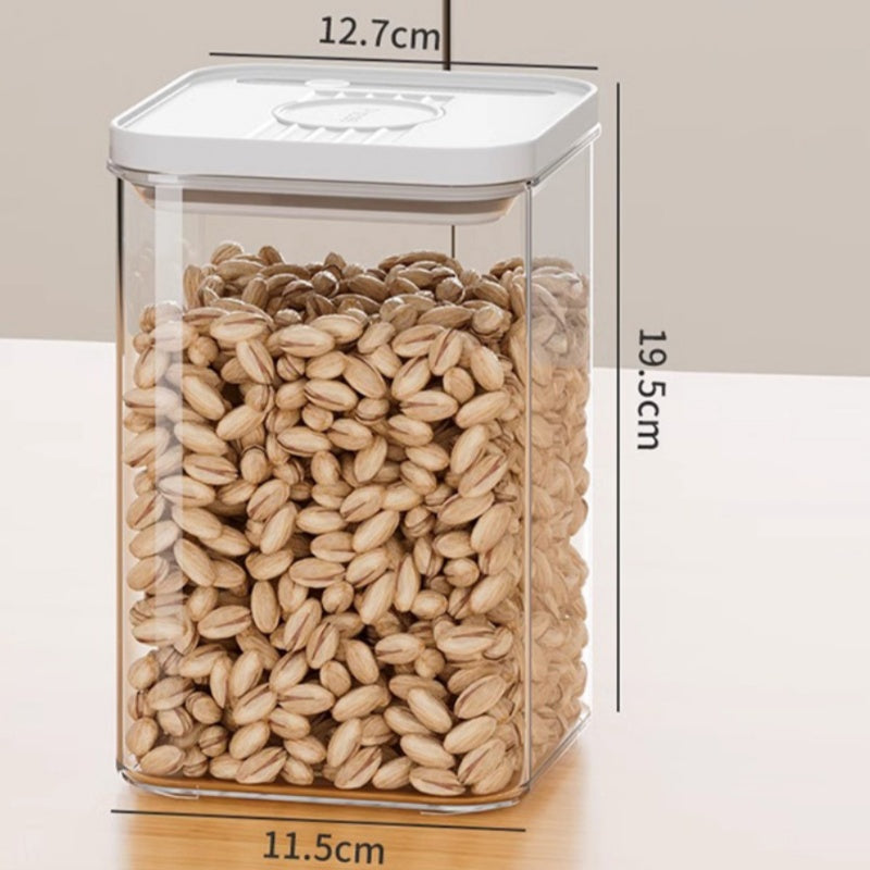 Contenitore alimentare da cucina portatile con chiusura ermetica a pressione