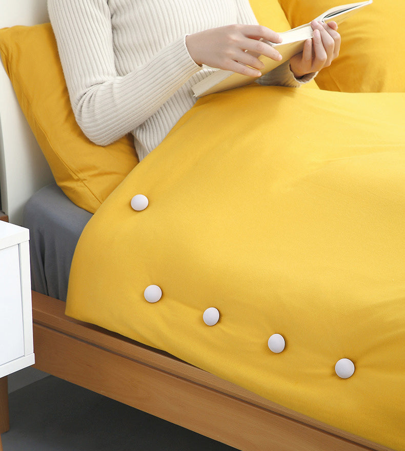 ⏳🔥50% DI SCONTO PER UN TEMPO LIMITATO! ⏰ Ferma piumino: mantiene il piumino in posizione, senza scivolare, perno in plastica sicuro, chiusura a pulsante, 4 colori🛏️