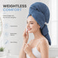🧖‍♀️Turbante asciugacapelli in microfibra! Asciuga velocemente i capelli, si fissa con elastico!Ideale dopo la doccia, protegge i capelli dal calore dell’asciugacapelli.