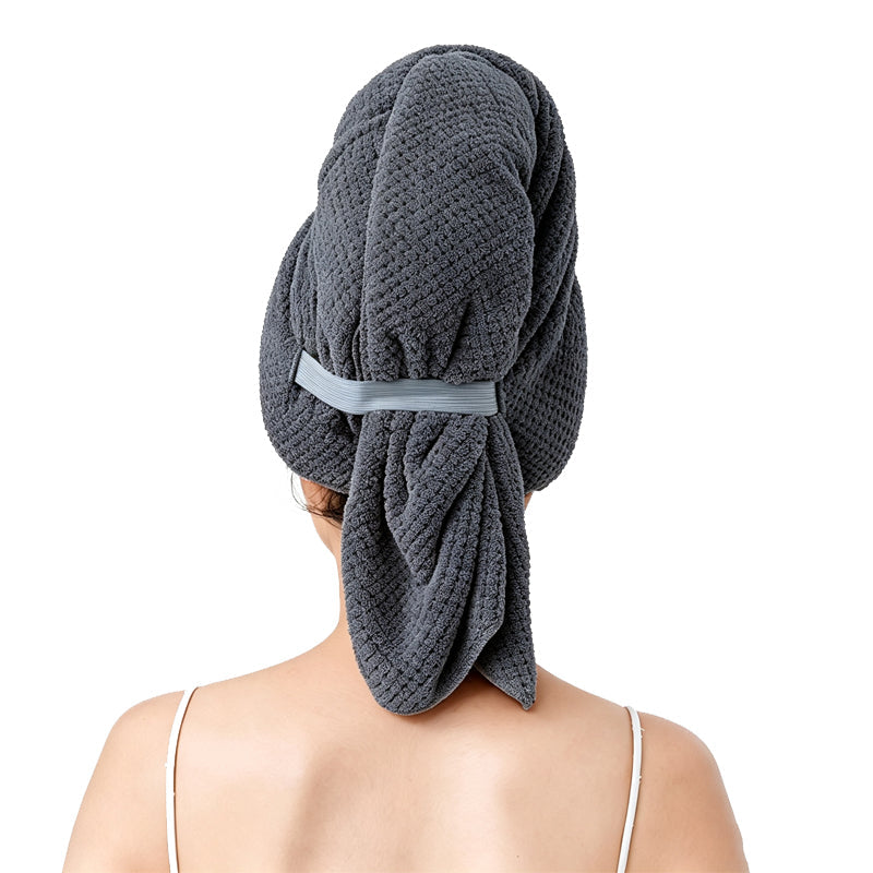 🧖‍♀️Turbante asciugacapelli in microfibra! Asciuga velocemente i capelli, si fissa con elastico!Ideale dopo la doccia, protegge i capelli dal calore dell’asciugacapelli.