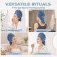 🧖‍♀️Turbante asciugacapelli in microfibra! Asciuga velocemente i capelli, si fissa con elastico!Ideale dopo la doccia, protegge i capelli dal calore dell’asciugacapelli.