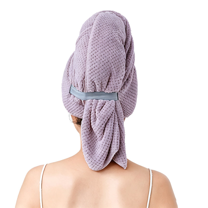 🧖‍♀️Turbante asciugacapelli in microfibra! Asciuga velocemente i capelli, si fissa con elastico!Ideale dopo la doccia, protegge i capelli dal calore dell’asciugacapelli.