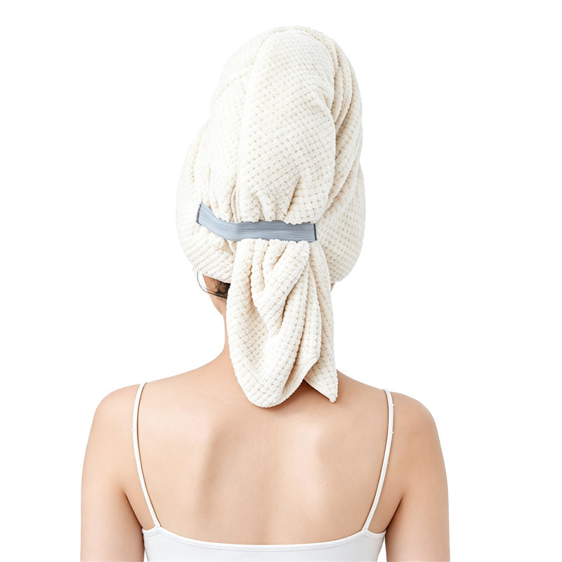 🧖‍♀️Turbante asciugacapelli in microfibra! Asciuga velocemente i capelli, si fissa con elastico!Ideale dopo la doccia, protegge i capelli dal calore dell’asciugacapelli.
