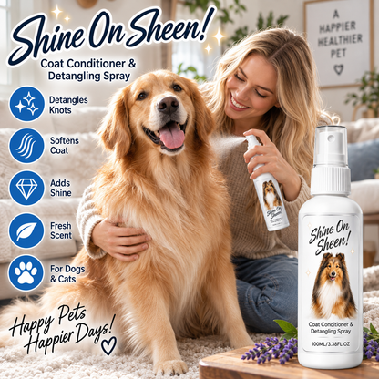 🐾✨ Spray districante e condizionante per il pelo degli animali – ideale per cani e gatti, senza risciacquo e facile da usare 🧴