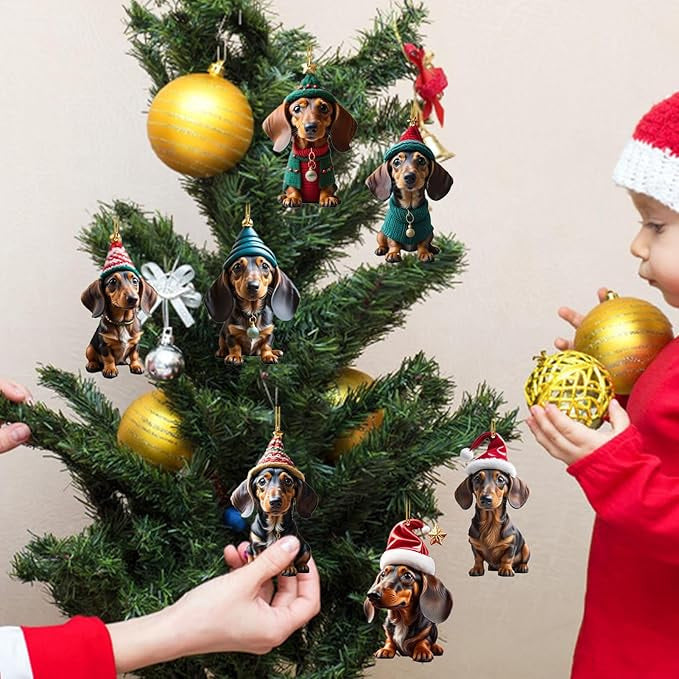 ⏳🔥OFFERTA A TEMPO LIMITATO 50% DI SCONTO! ⏰🎄 Ornamenti per Albero di Natale a Forma di Cucciolo 🐕🎁