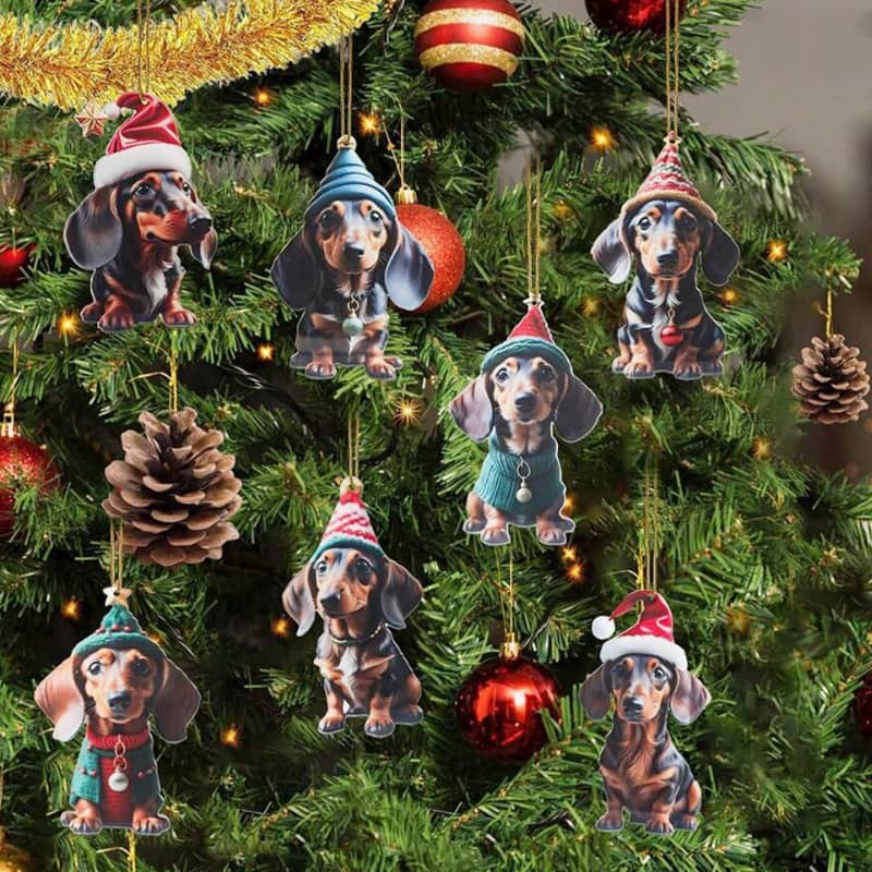 ⏳🔥OFFERTA A TEMPO LIMITATO 50% DI SCONTO! ⏰🎄 Ornamenti per Albero di Natale a Forma di Cucciolo 🐕🎁