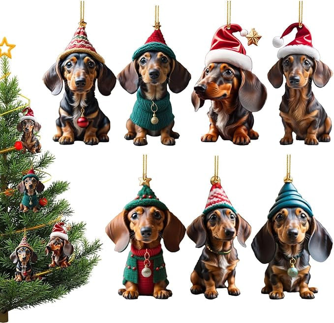⏳🔥OFFERTA A TEMPO LIMITATO 50% DI SCONTO! ⏰🎄 Ornamenti per Albero di Natale a Forma di Cucciolo 🐕🎁