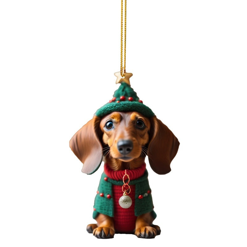 ⏳🔥OFFERTA A TEMPO LIMITATO 50% DI SCONTO! ⏰🎄 Ornamenti per Albero di Natale a Forma di Cucciolo 🐕🎁