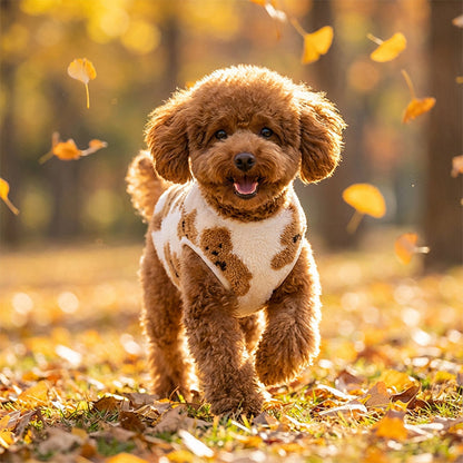 🐻✨ Gilet invernale morbido stile orsetto per cani e gatti – Dì Addio al freddo durante le passeggiate! 🚫 Senza maniche, movimento libero, taglie S fino a 8XL 🐾