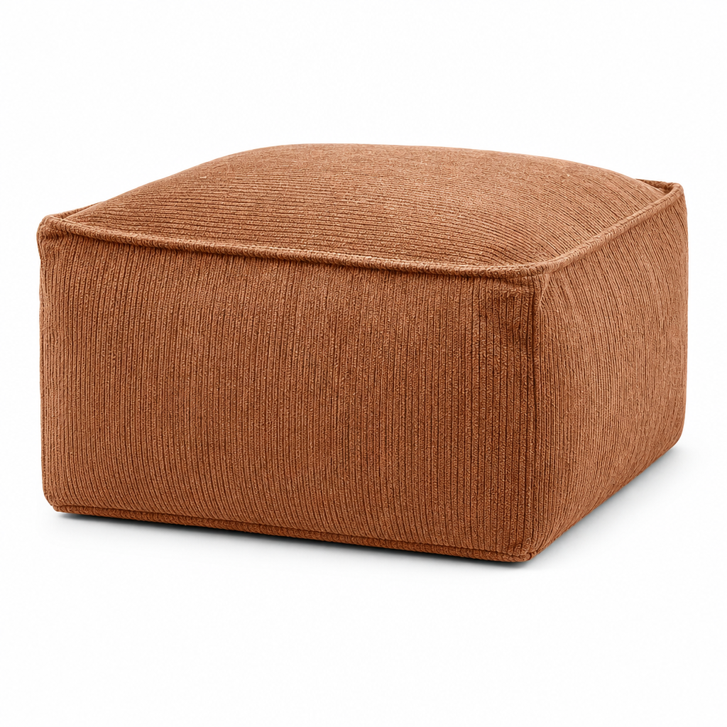📢📢50% DI SCONTO !! ⏰Rivestimento per pouf contenitore: da riempire con vestiti, portata 100 kg, ampia cerniera, lavabile, 45x45x23 cm