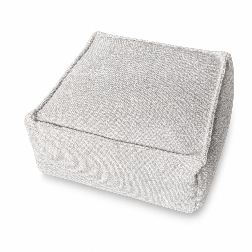 📢📢50% DI SCONTO !! ⏰Rivestimento per pouf contenitore: da riempire con vestiti, portata 100 kg, ampia cerniera, lavabile, 45x45x23 cm