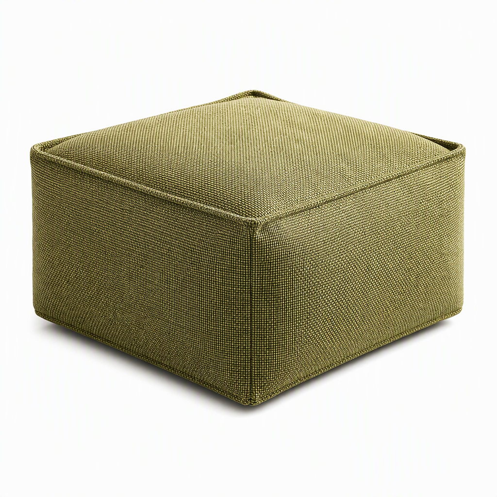 📢📢50% DI SCONTO !! ⏰Rivestimento per pouf contenitore: da riempire con vestiti, portata 100 kg, ampia cerniera, lavabile, 45x45x23 cm