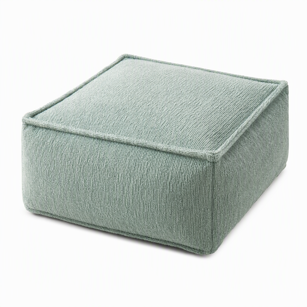 📢📢50% DI SCONTO !! ⏰Rivestimento per pouf contenitore: da riempire con vestiti, portata 100 kg, ampia cerniera, lavabile, 45x45x23 cm