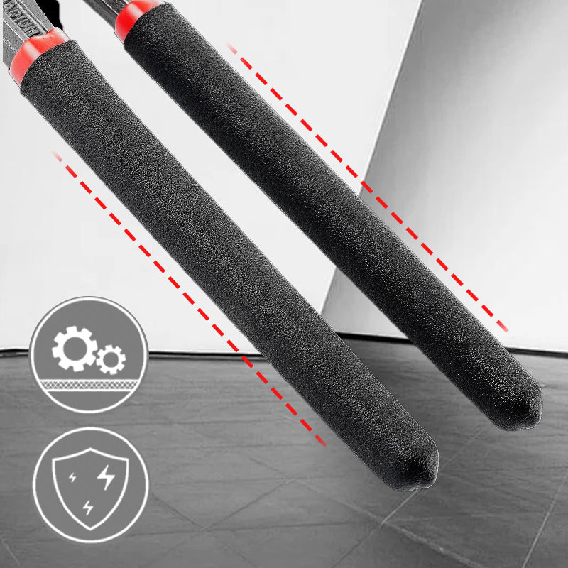 🔧Pinza a pappagallo regolabile in acciaio cromo-vanadio✅7 posizioni di regolazione, ganasce dentate antiscivolo per tubi, dadi e pezzi di forme irregolari. Impugnatura rivestita in gomma ergonomica.