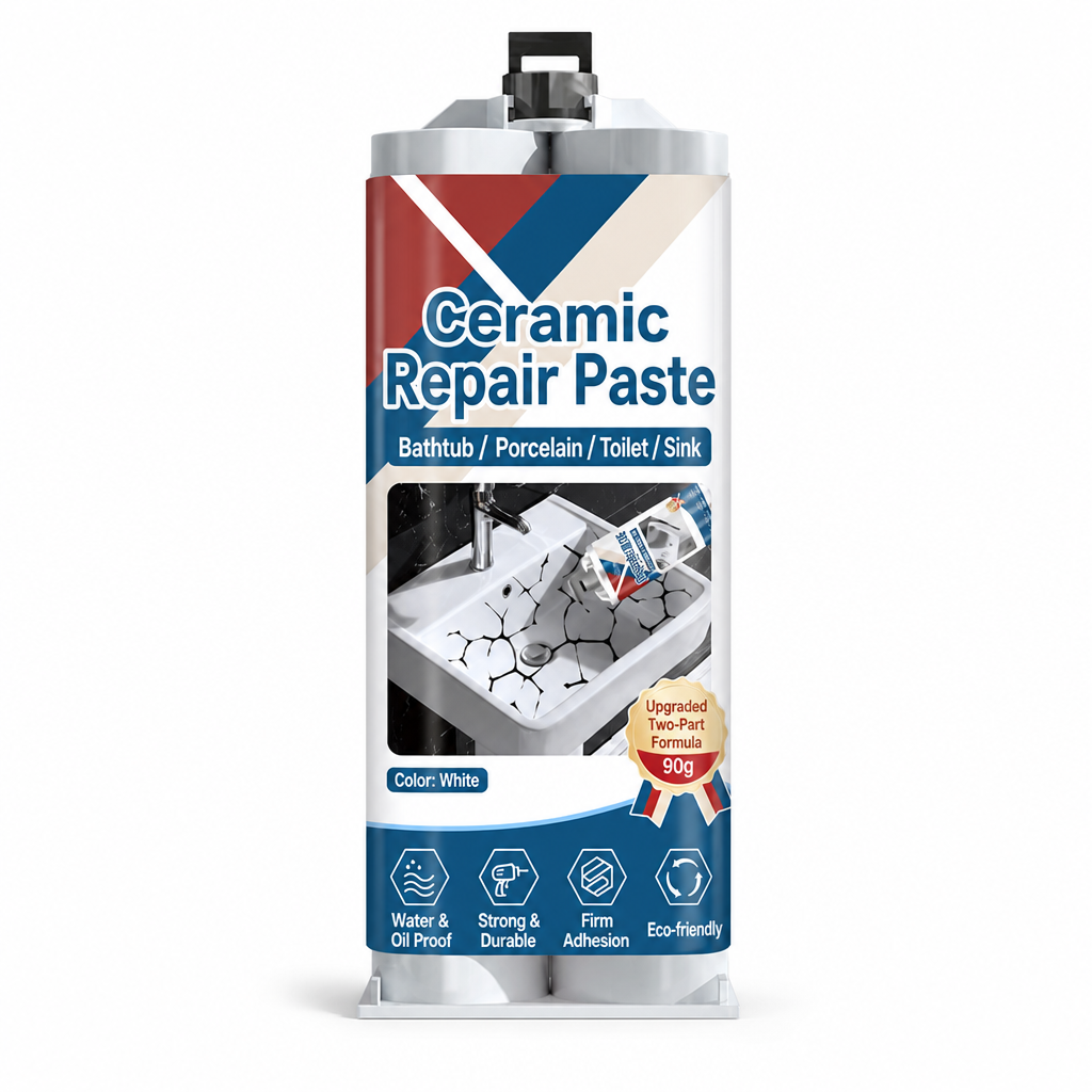 🏠 Pasta riparatrice per piastrelle in ceramica – Ripara facilmente crepe e scheggiature con una soluzione fai da te impermeabile 🛠️