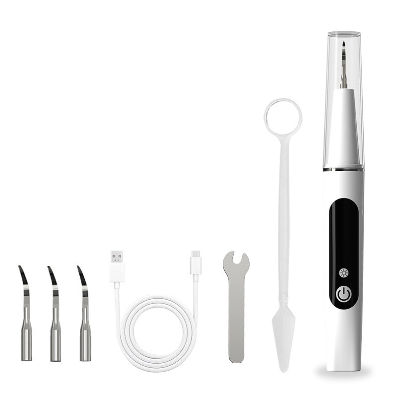 ✨😁🦷✨ Pulitore dentale ultrasonico portatile ad alta efficacia - Cura dentale a 360° a casa! 🚿🦷🌿