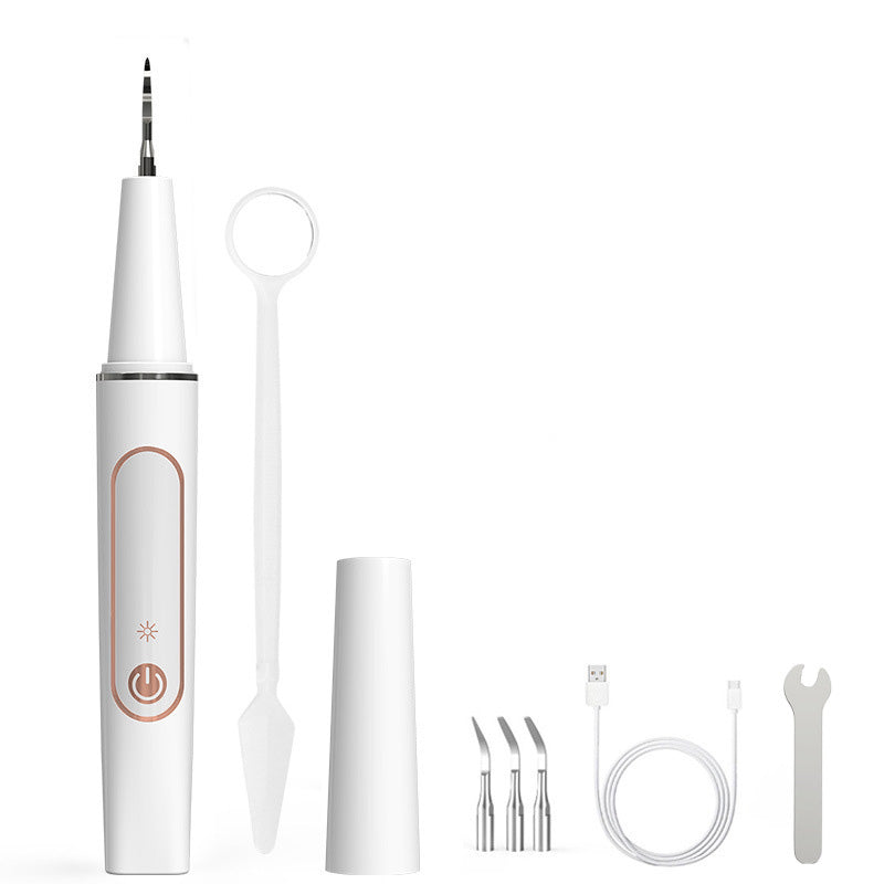✨😁🦷✨ Pulitore dentale ultrasonico portatile ad alta efficacia - Cura dentale a 360° a casa! 🚿🦷🌿