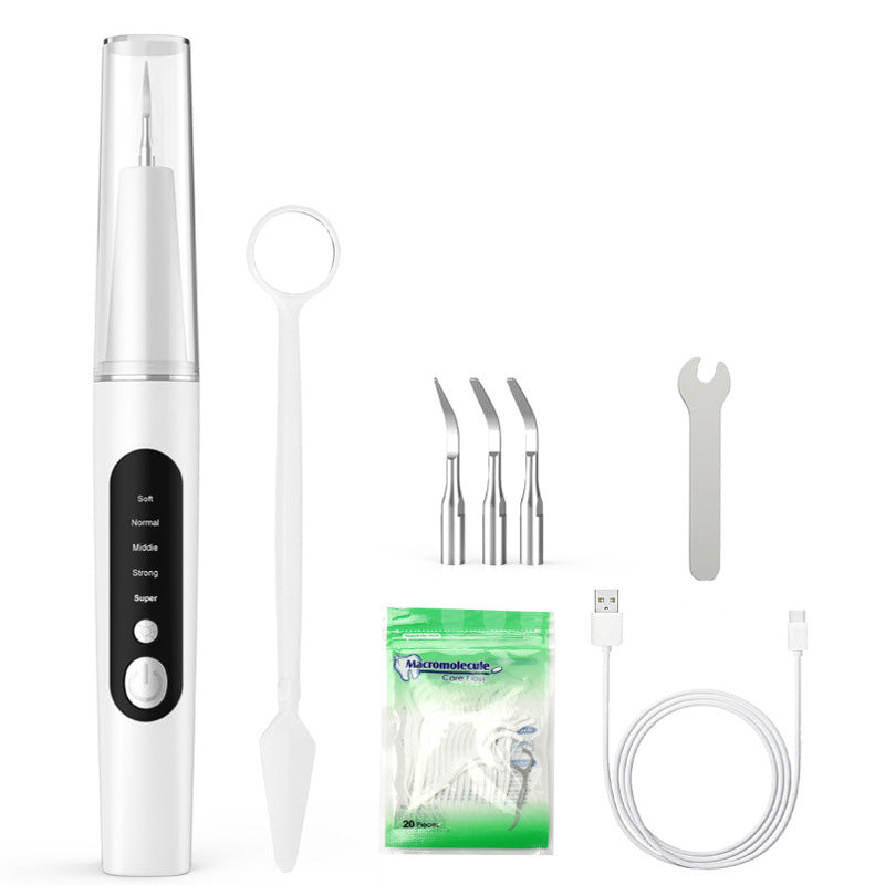 ✨😁🦷✨ Pulitore dentale ultrasonico portatile ad alta efficacia - Cura dentale a 360° a casa! 🚿🦷🌿