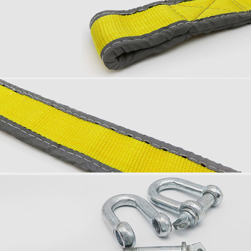 🥳2026 BESTSELLER✨Cinghia da traino da 8 tonnellate con grilli a U🚗Resistente e robusta, ideale per recuperare auto, fuoristrada e rimorchi. Alta resistenza allo strappo, cuciture rinforzate, facile da collegare.
