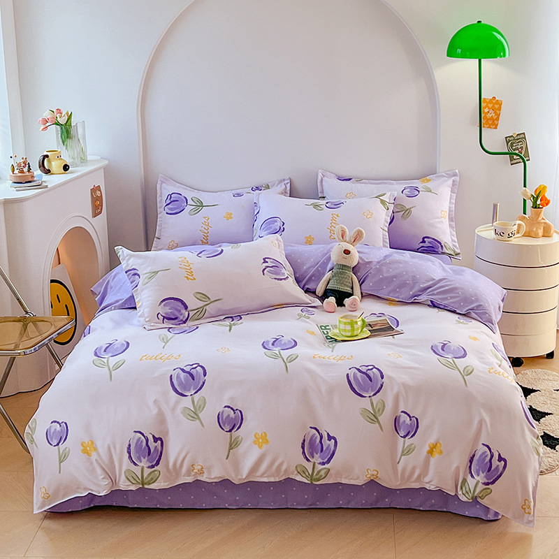 🛏️ 50% DI SCONTO ORA! 🌸 Piumino spesso a fiori – comfort traspirante, cotone spazzolato morbido come il velluto e design elegante – perfetto per camere da letto, camere degli ospiti e alloggi per studenti ✨