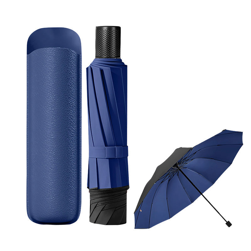 ☂️50% DI SCONTO ORA! Ombrello pieghevole extra large – 130 cm, 12 stecche, antivento e con chiusura inversa, protezione solare UPF50+ per la famiglia, gli spostamenti quotidiani e le attività all'aperto