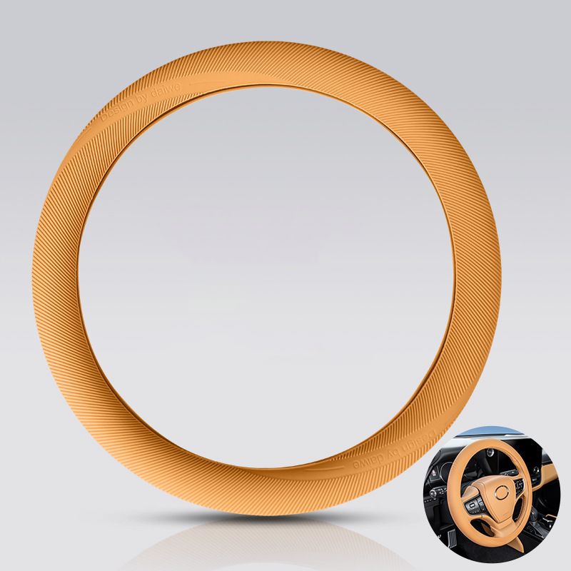 🥳2026 BESTSELLER✨Coprivolante in silicone liquido universale, per volanti 35-38cm. Superficie antiscivolo, protegge le mani dal caldo estivo e dal freddo invernale. Facile da installare e pulire, rinnova subito l'interno dell'auto per una guida sicura🚗