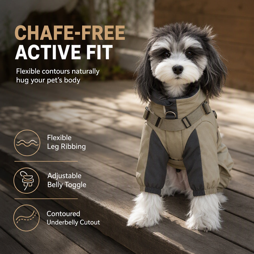 🐶 SCONTO DEL 50%! 🧥 Cappottino imbottito per cani – Calore invernale impermeabile e antivento ✨