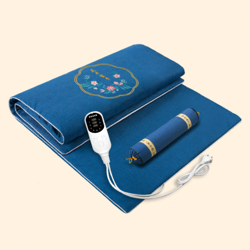 ✨Coperta elettrica riscaldante per moxibustione🌿Con artemisia, zenzero e erbe benefiche, riscaldamento veloce per rilassare il corpo. 9 livelli di calore + timer intelligente, fodera sfoderabile e lavabile. Ideale contro il freddo✅