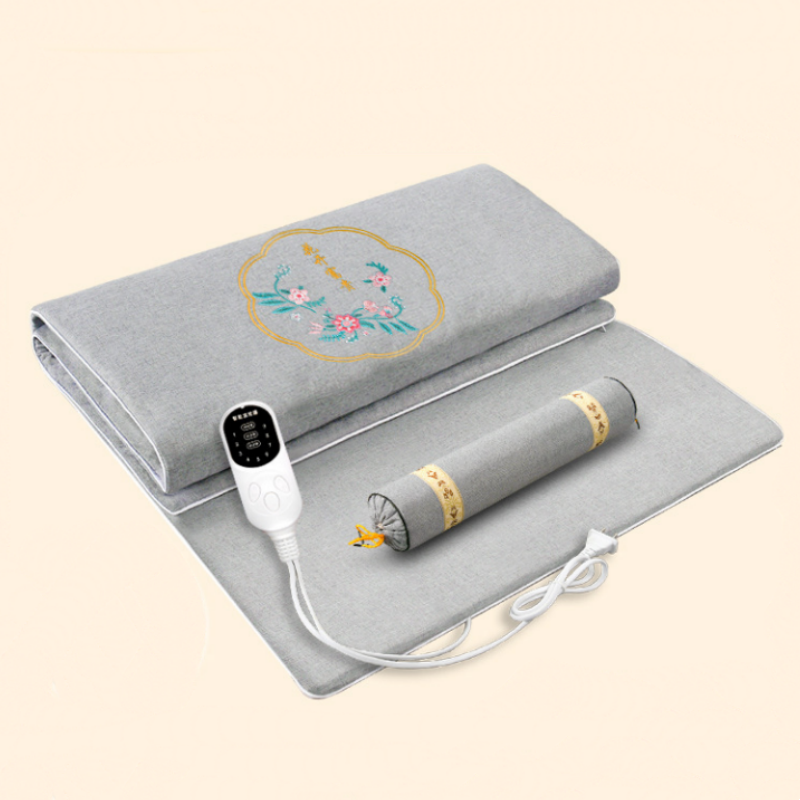 ✨Coperta elettrica riscaldante per moxibustione🌿Con artemisia, zenzero e erbe benefiche, riscaldamento veloce per rilassare il corpo. 9 livelli di calore + timer intelligente, fodera sfoderabile e lavabile. Ideale contro il freddo✅