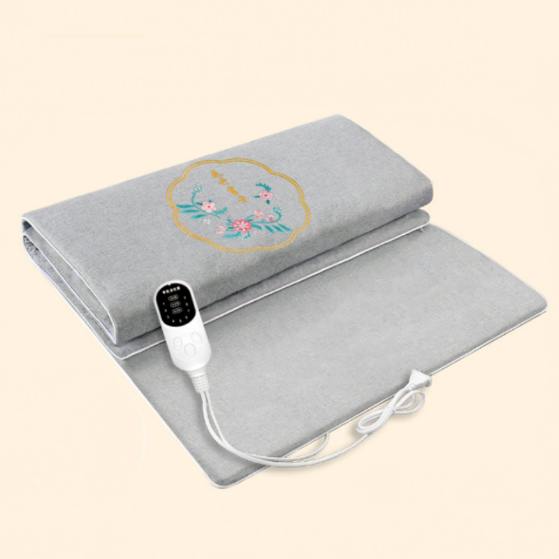 ✨Coperta elettrica riscaldante per moxibustione🌿Con artemisia, zenzero e erbe benefiche, riscaldamento veloce per rilassare il corpo. 9 livelli di calore + timer intelligente, fodera sfoderabile e lavabile. Ideale contro il freddo✅