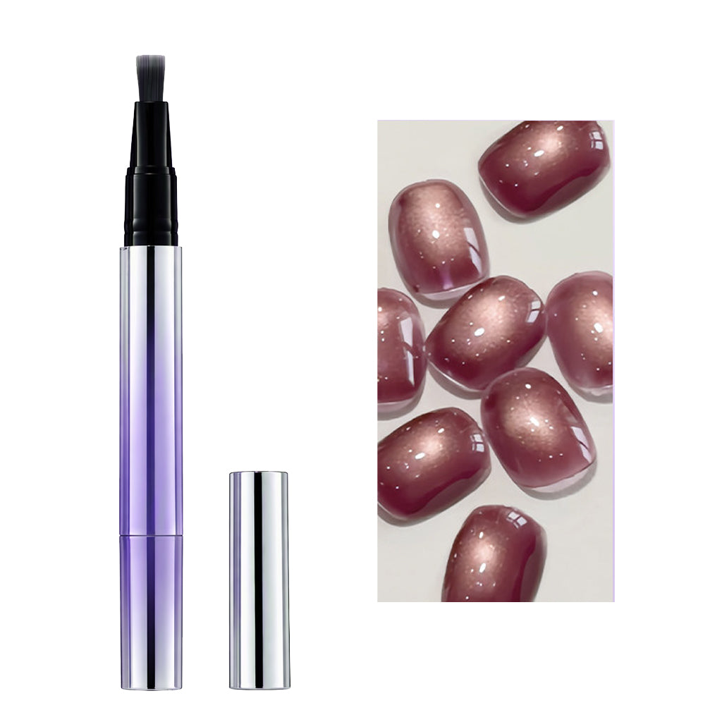 💅✨ Penna gel magnetica cat-eye 7-in-1 – Dì Addio ai flaconi ingombranti e alle unghie che si scheggiano! 🚫 Erogazione rotativa precisa, effetto shimmer magnetico, tenuta fino a 30 giorni, 15 tonalità disponibili 💫