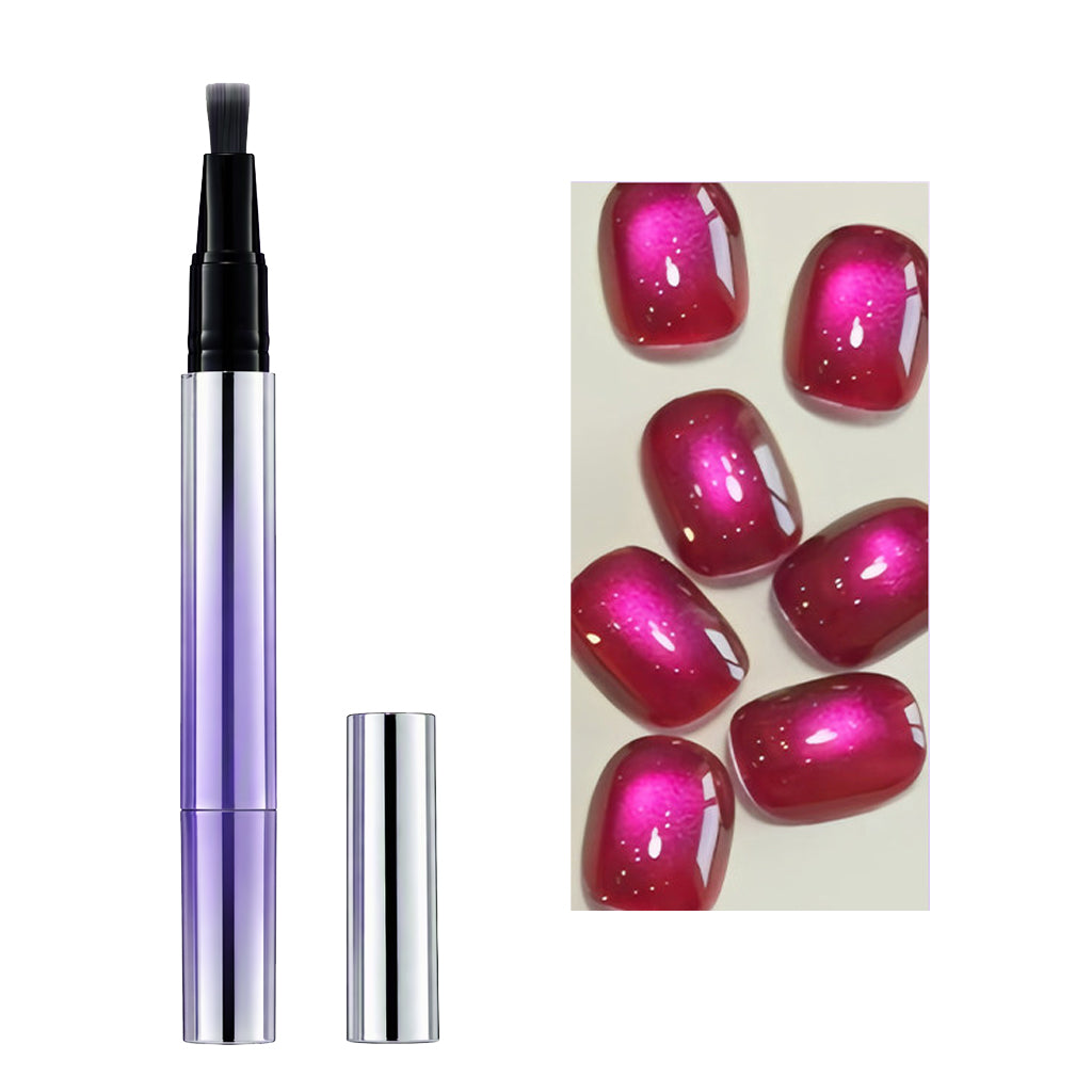 💅✨ Penna gel magnetica cat-eye 7-in-1 – Dì Addio ai flaconi ingombranti e alle unghie che si scheggiano! 🚫 Erogazione rotativa precisa, effetto shimmer magnetico, tenuta fino a 30 giorni, 15 tonalità disponibili 💫