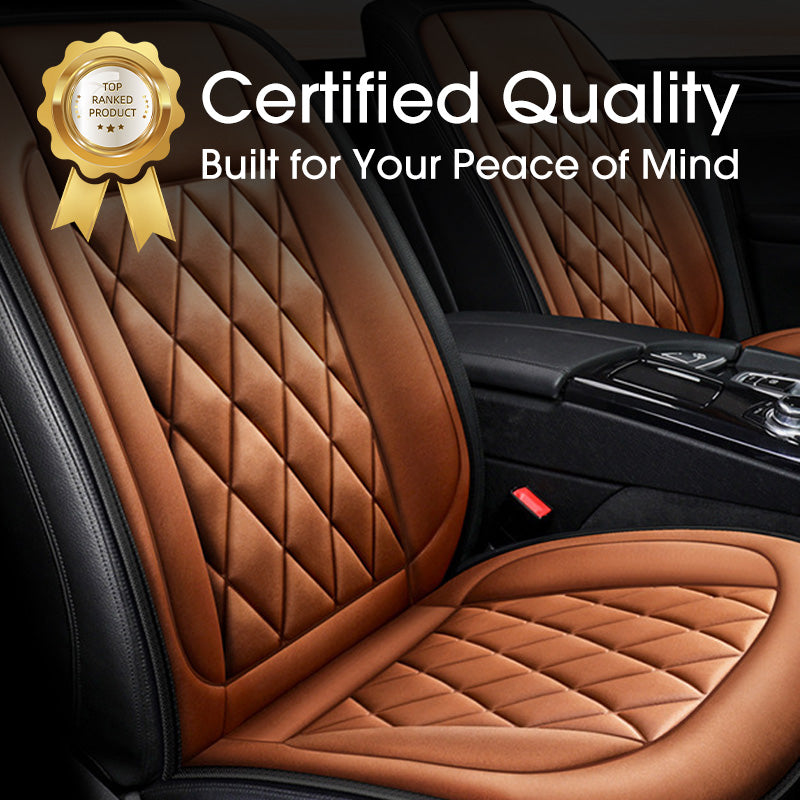 ✨ Cuscino riscaldato per sedile auto – Dì Addio al freddo sulla seduta in inverno! 🚫 Riscaldamento in 30 secondi, 2 livelli di temperatura, protezione dal surriscaldamento, fondo antiscivolo 🚗