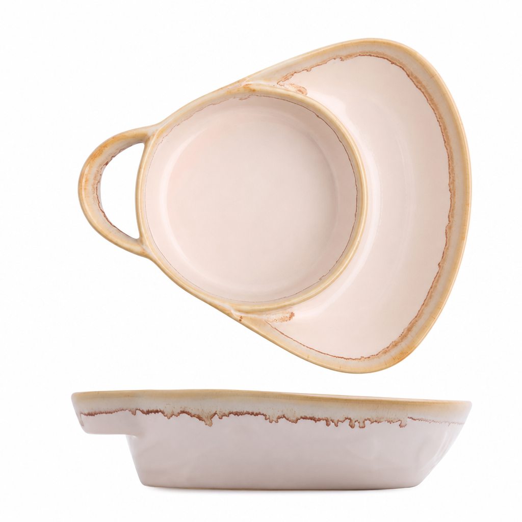 🥳SUPER OFFERTA 2026🥳💞OLTRE 50.000 PEZZI VENDUTI! Pirofila in ceramica rétro a scomparti con manico singolo