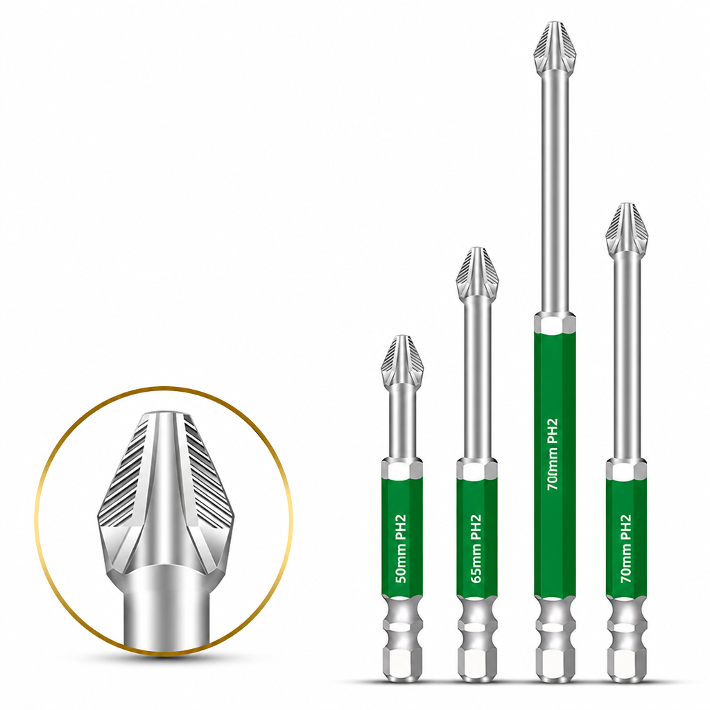 🔩✨ Punte esagonali S2 antiscivolo per avvitatore – Dì Addio allo slittamento e alla spanatura delle viti! 🚫 Acciaio industriale, antivibrazione e resistente all'usura 🔧