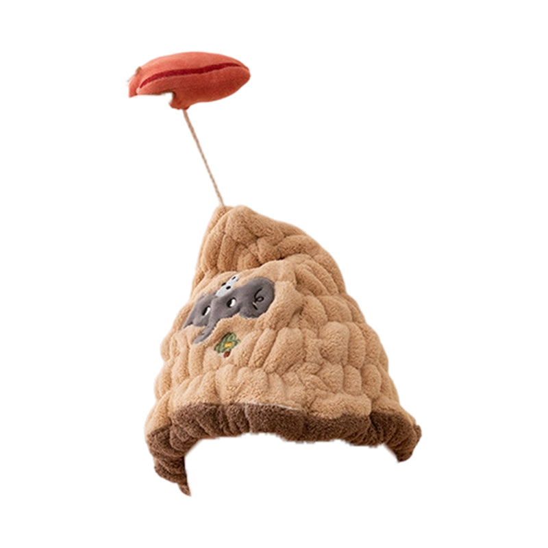 🛁Cuffia asciugacapelli con animaletti✨Tessuto felpato super assorbente, riduce i tempi di asciugatura e protegge i capelli dal calore del phon. Sicura senza formaldeide, non scivola mentre ti muovi.