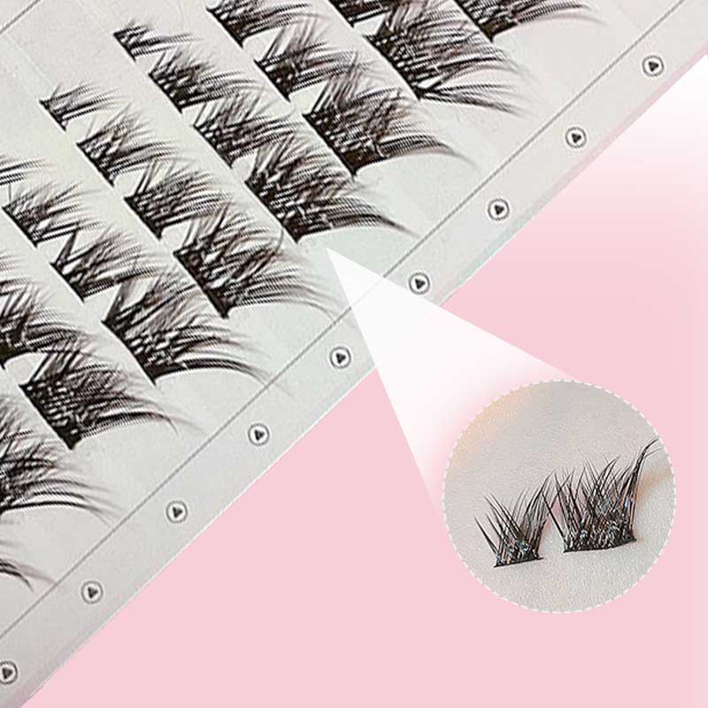 👁️Ciglia finte segmentate effetto fox eye✨Design a sezioni per look personalizzati, allungano visivamente lo sguardo. Materiale ultraleggero, comode tutto il giorno, aderenza sicura. Disponibili in vari colori, confezione generosa