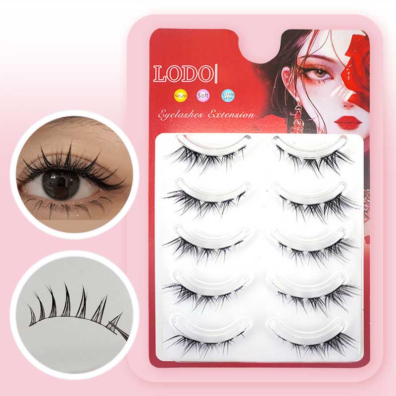 👁️Ciglia finte segmentate effetto fox eye✨Design a sezioni per look personalizzati, allungano visivamente lo sguardo. Materiale ultraleggero, comode tutto il giorno, aderenza sicura. Disponibili in vari colori, confezione generosa