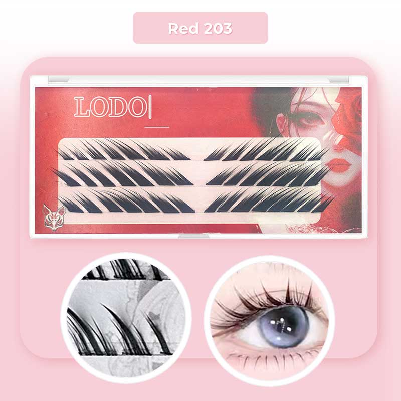 👁️Ciglia finte segmentate effetto fox eye✨Design a sezioni per look personalizzati, allungano visivamente lo sguardo. Materiale ultraleggero, comode tutto il giorno, aderenza sicura. Disponibili in vari colori, confezione generosa