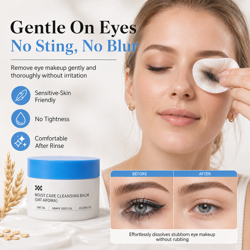 Balsamo detergente struccante✨Scioglie trucco waterproof e protezione solare senza strofinare. Con olio di semi d'uva, burro di karité e squalano, idrata la pelle. Si emulsiona velocemente con acqua, senza residui oleosi, delicato sul contorno occhi✅