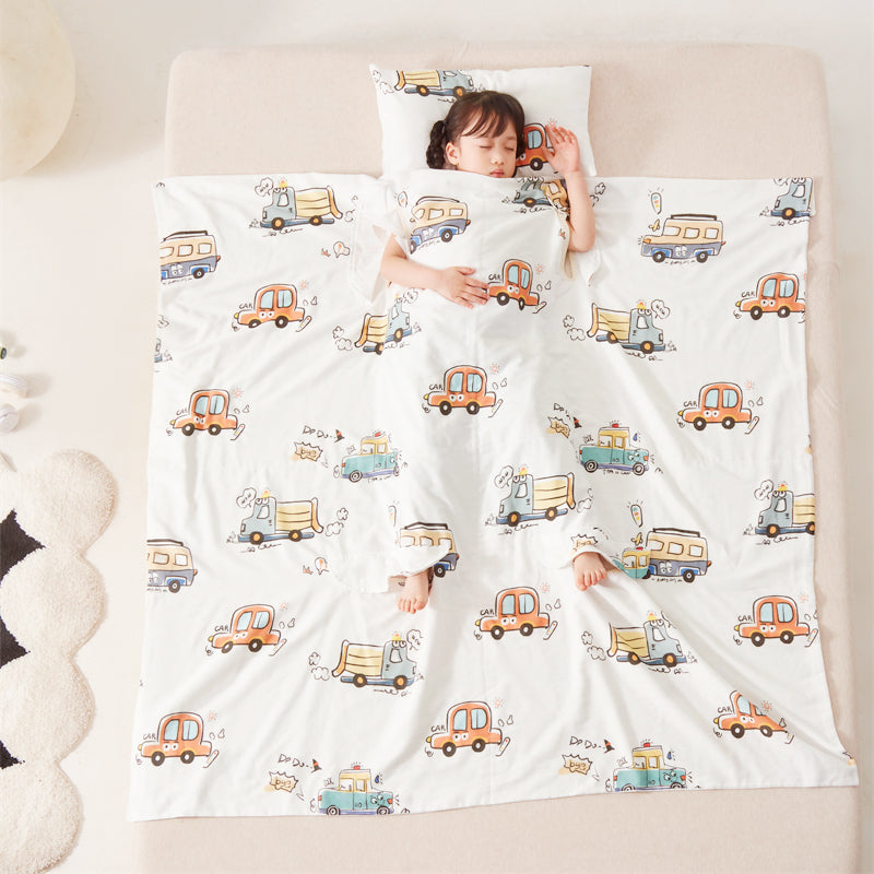 ✨Sacco nanna per bambini con design termoregolante🔥4 aperture per mantenere il pancino caldo e mani/piedi freschi, previene il surriscaldamento. Cotone doppio strato super morbido, taglio ergonomico per massima libertà di movimento.
