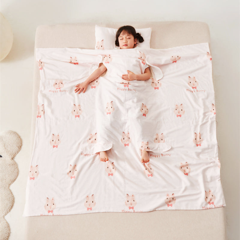 ✨Sacco nanna per bambini con design termoregolante🔥4 aperture per mantenere il pancino caldo e mani/piedi freschi, previene il surriscaldamento. Cotone doppio strato super morbido, taglio ergonomico per massima libertà di movimento.