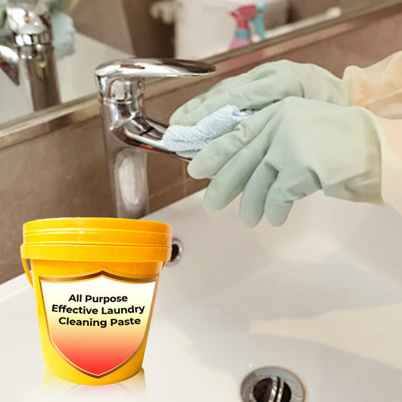 🧼Pasta detergente multiuso concentrata 1000g✅Rimuove macchie, ingiallimento e grasso velocemente. Ideale per abiti, cucina, cappe, bagno, piastrelle, auto e scarpe. Formula sicura senza fluorescenti, profumo fresco. Incluso omaggio 20g formato viaggio