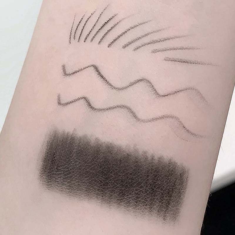 Matita per sopracciglia waterproof lunga tenuta, 6 tonalità nero/marrone/grigio，definizione naturale, tenuta lunga anche con calore💄