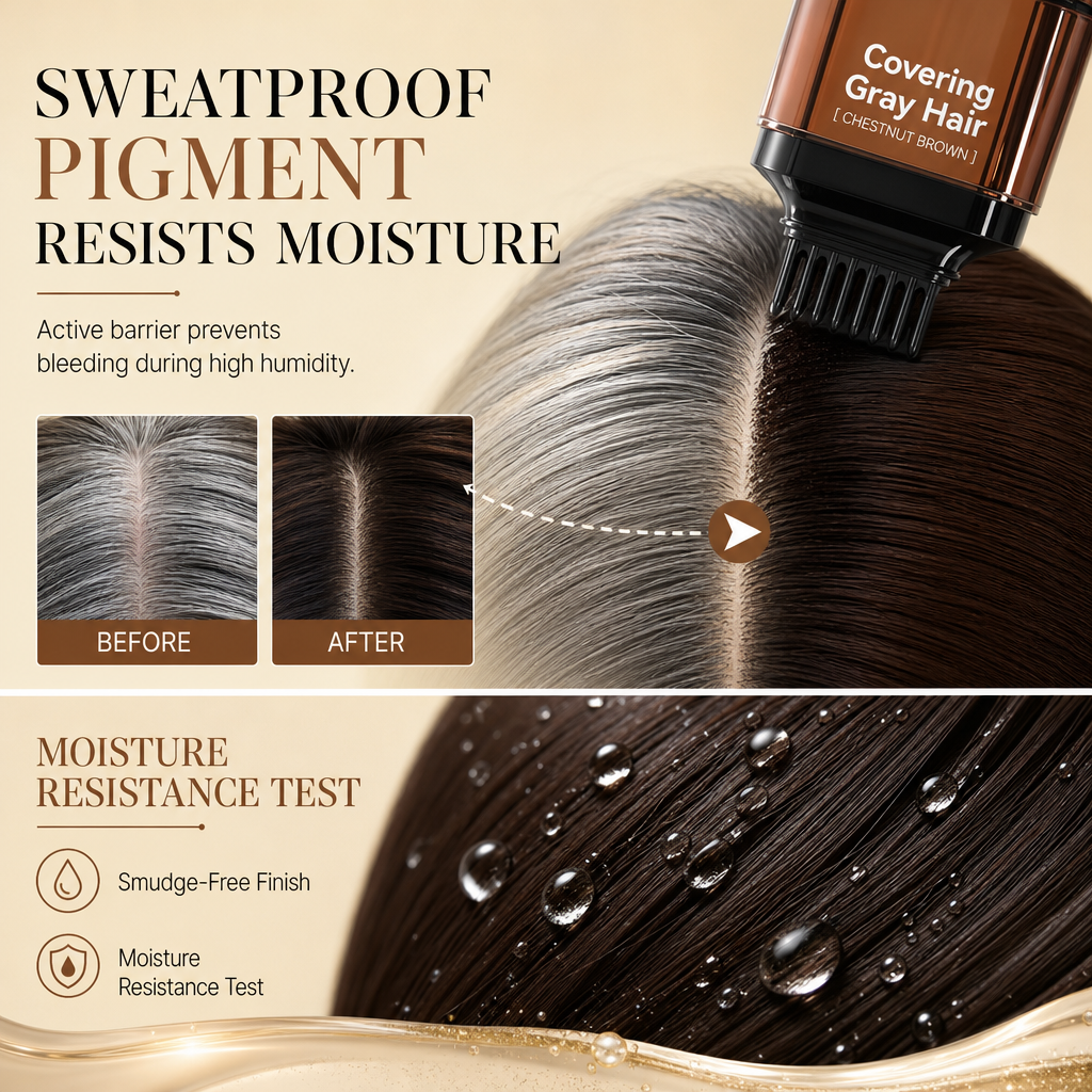 🥳BEST SELLER 2026🥳💞OLTRE 50 MILA VENDUTI! 💇‍♀️✨ 50% DI SCONTO! Stick colorante temporaneo copri capelli bianchi – Pettine di precisione a W, formula ai peptidi, resistente al sudore e ad asciugatura rapida. Ritocca i capelli bianchi in pochi secondi! 🛡️✅