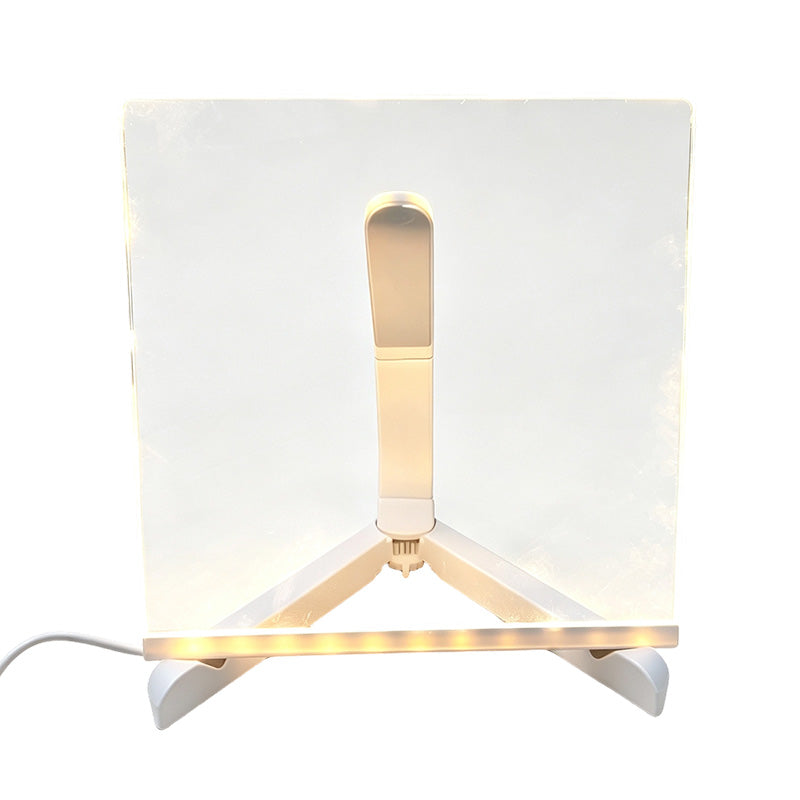 ✨Lavagna luminosa in acrilico con LED luce calda💡Superficie trasparente, scrittura scorrevole con pennarelli a gesso liquido. Multiuso: disegni per bambini, note sulla scrivania, luce notturna. Alimentazione USB, include 7 pennarelli colorati✅